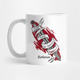 Barbarian Sword Mug